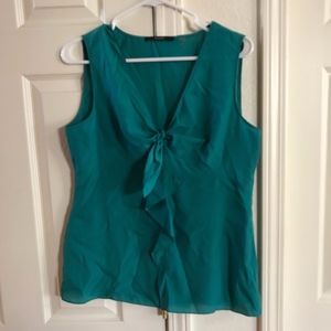 Tahari Teal Tank M